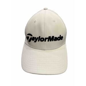 TaylorMade Mens White TP5 Stealth Fitted Golf Hat Size S/M Petit/Moyen Cap